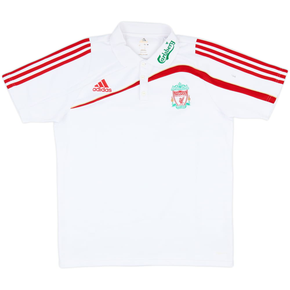 2009-10 Liverpool adidas Polo Shirt - 8/10 - (L)