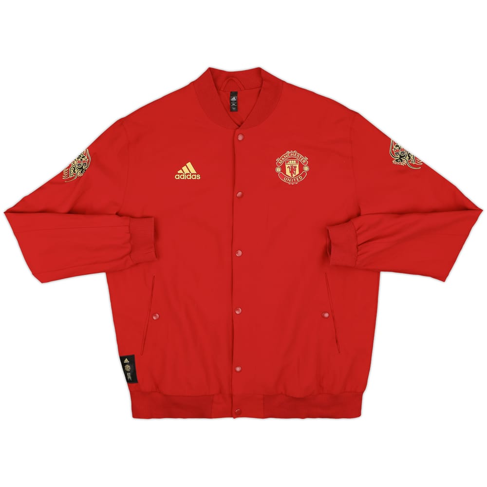 2019-20 Manchester United adidas Chinese New Year Coach Jacket - 8/10 - (XXL)