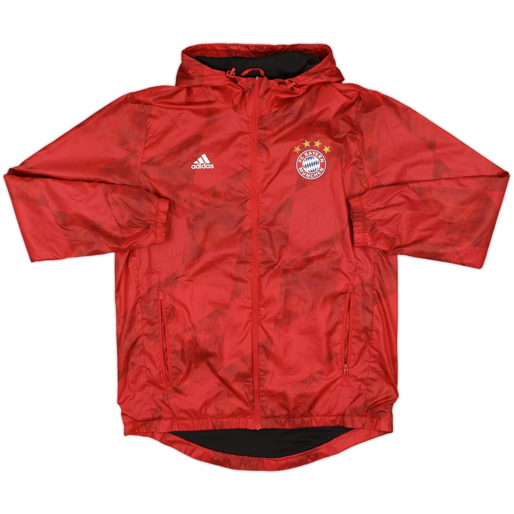 2016-17 Bayern Munich adidas Hooded Rain Jacket - 5/10 - (M)