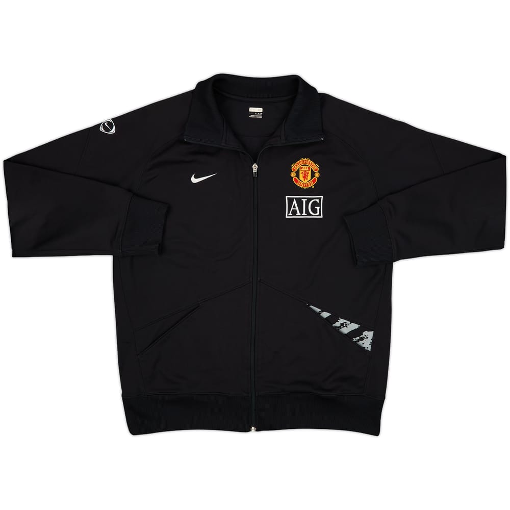 2007-08 Manchester United Nike Track Jacket - 8/10 - (XL)