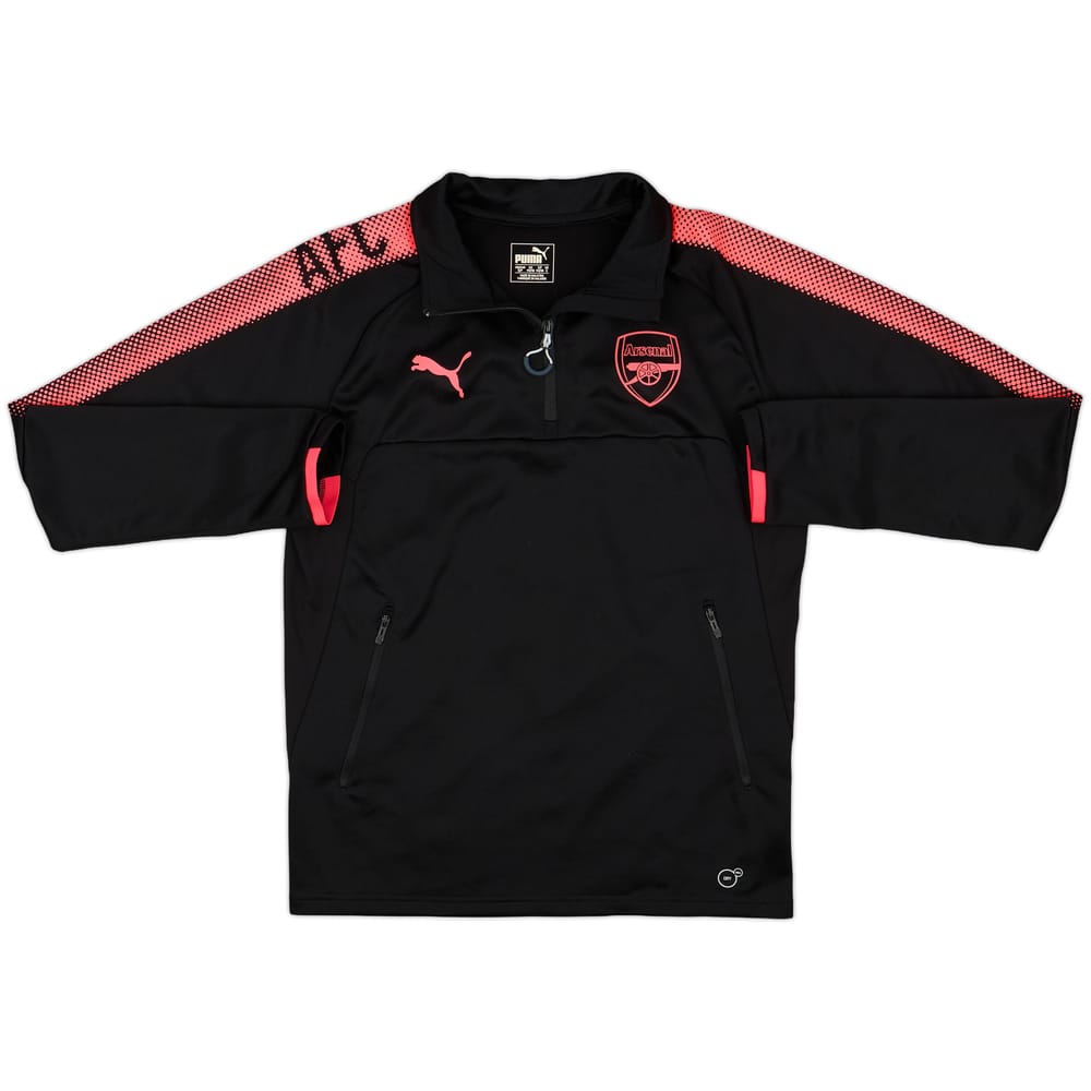 2017-18 Arsenal Puma 1/4 Zip Training Top - 8/10 - (S)
