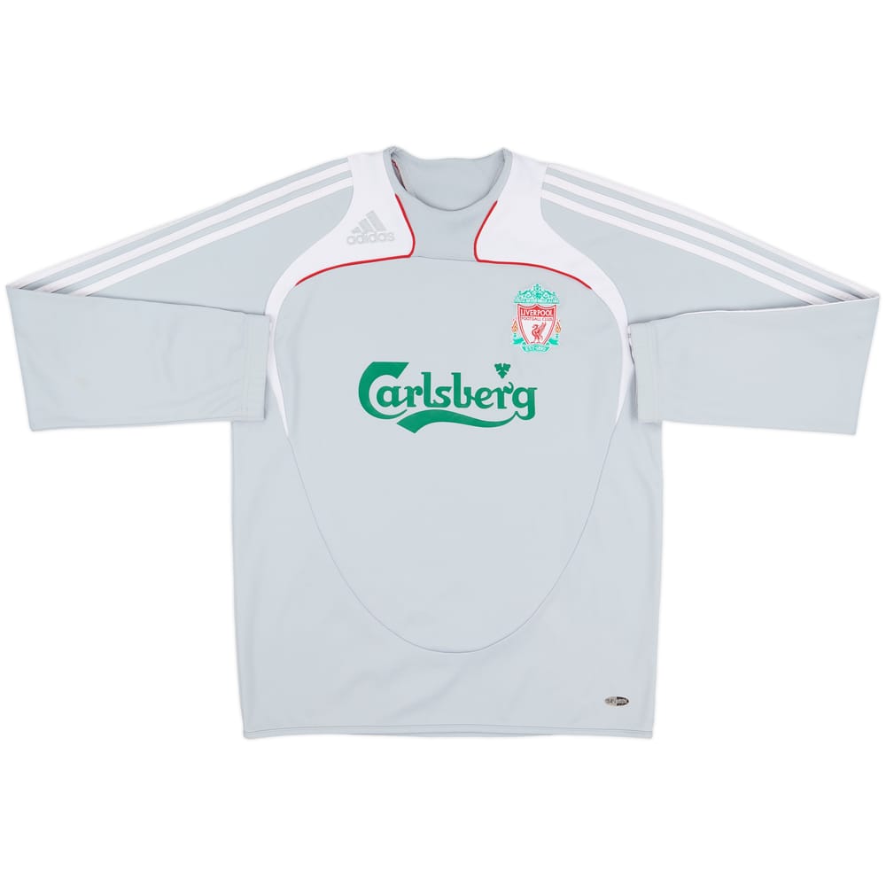 2008-09 Liverpool adidas Sweat Top - 8/10 - (M)