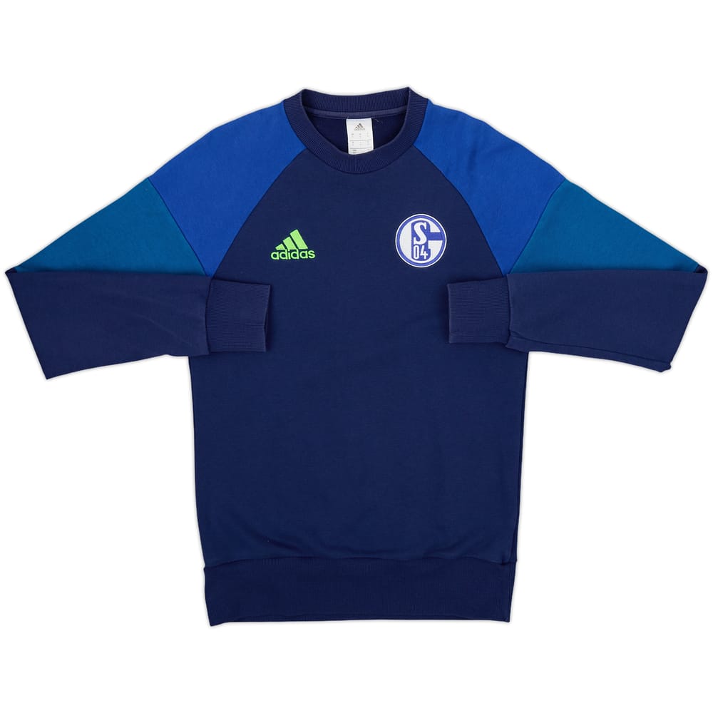 2016-17 Schalke adidas Sweat Top - 8/10 - (S)