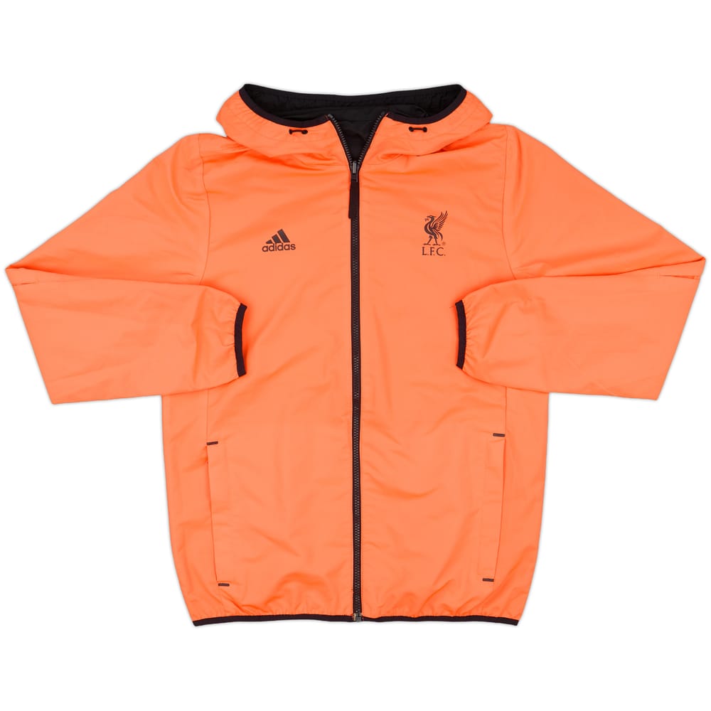 2010-11 Liverpool adidas Hooded Track Jacket - 8/10 - (L.Boys)