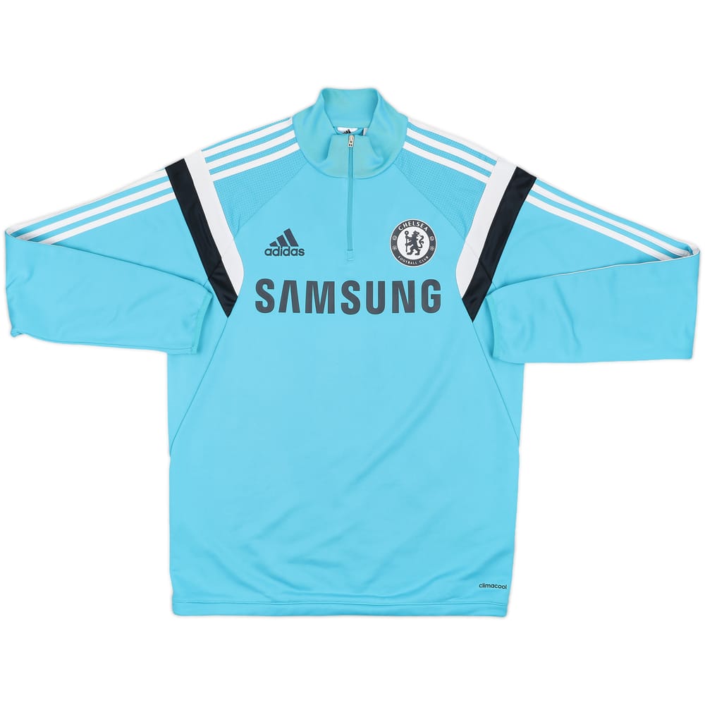2014-15 Chelsea adidas 1/4 Zip Training Top - 8/10 - (M)
