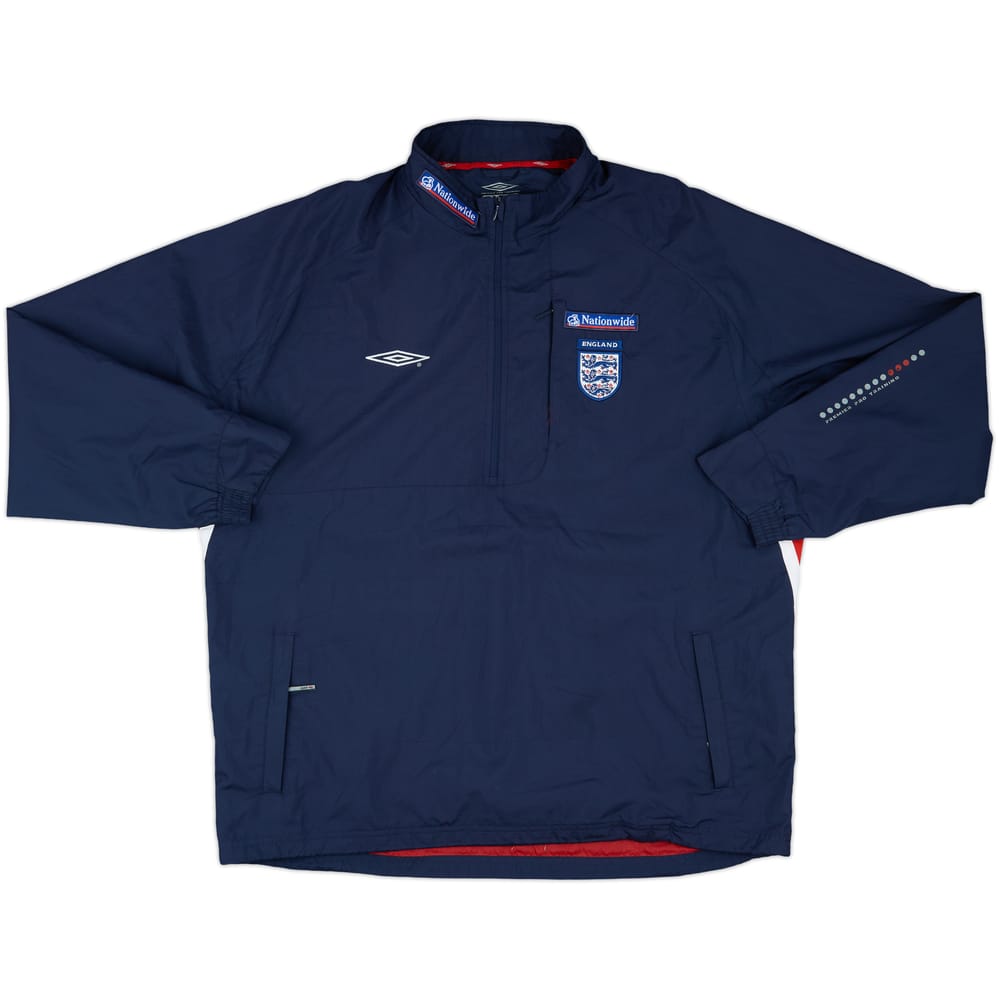 2004-06 England Umbro 1/4 Zip Drill Top - 8/10 - (XL)