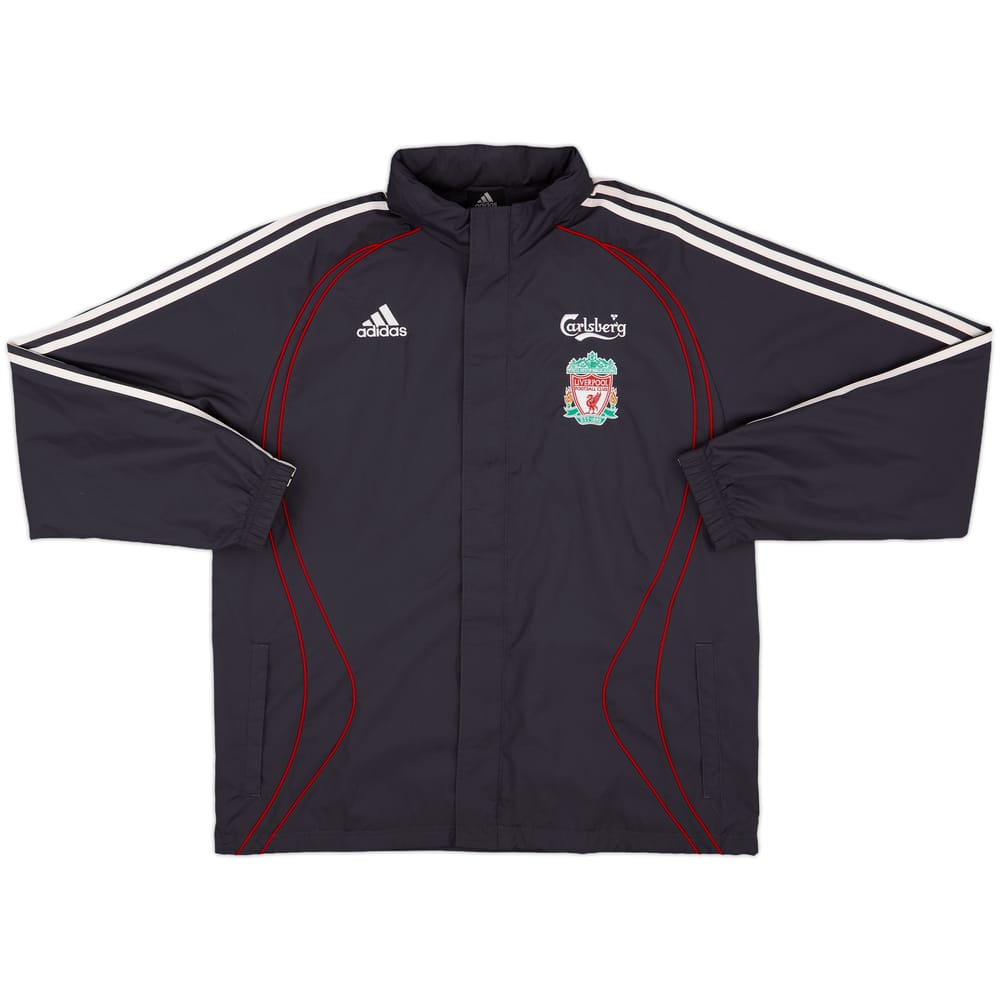 2011-12 Liverpool adidas Hooded Rain Jacket - 5/10 - (M/L)