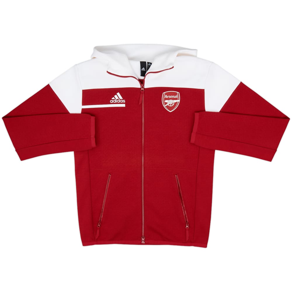 2020-21 Arsenal adidas Hooded Track Jacket - 10/10 - (S)