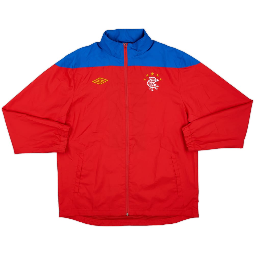 2011-12 Rangers Umbro Hooded Rain Jacket - 8/10 - (L)