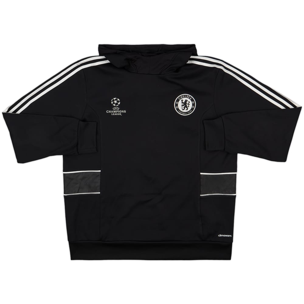 2013-14 Chelsea adidas CL Hooded Training Top - 8/10 - (XL)