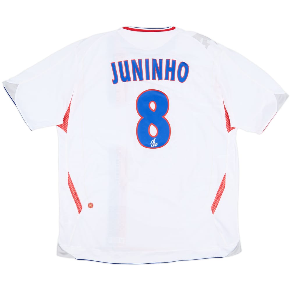 2006-07 Lyon Home Shirt Juninho #8 - 7/10 - (XXL)