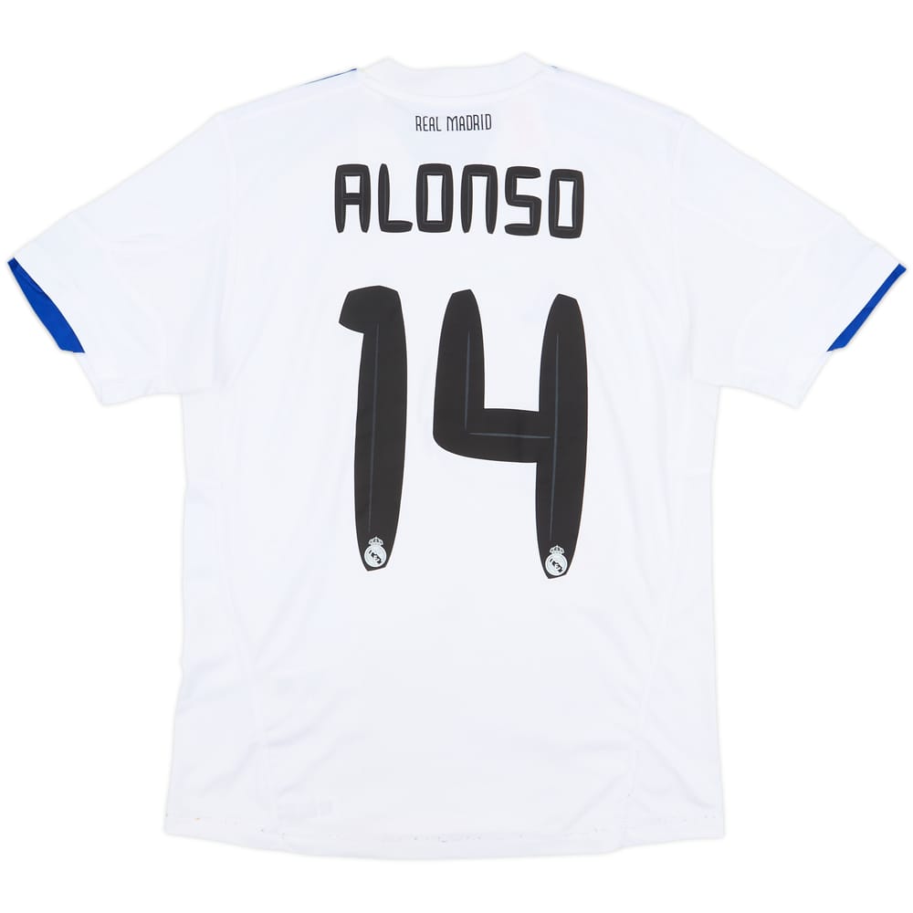 2010-11 Real Madrid Home Shirt Alonso #14 - 6/10 - (L.Boys)