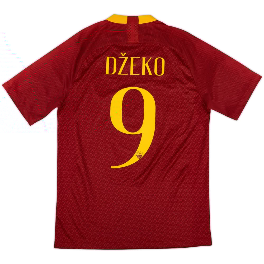 2018-19 Roma Home Shirt Dzeko #9 - 9/10 - (S)