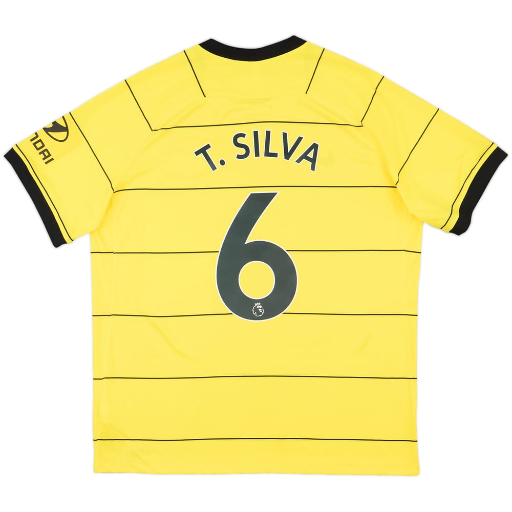 2021-22 Chelsea Away Shirt T.Silva #6 - 8/10 - (XL)