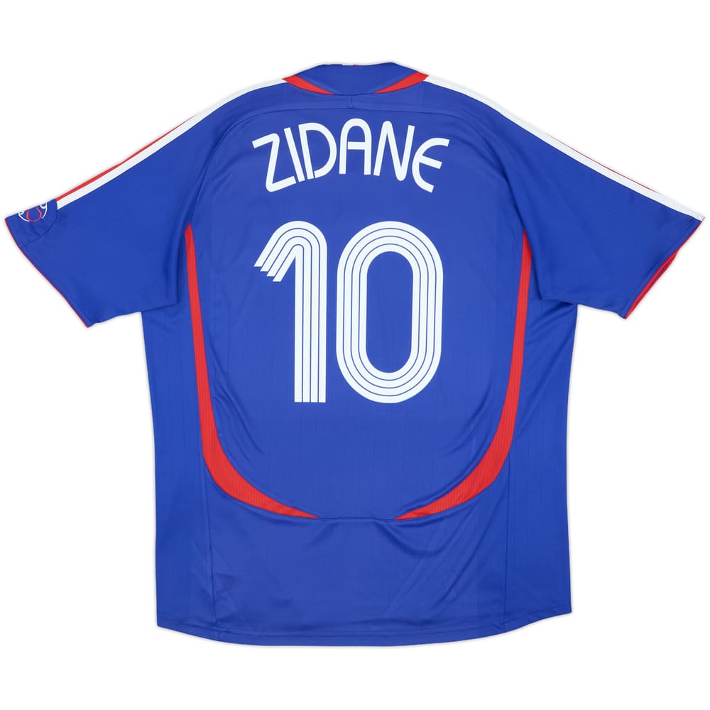 2006-07 France Home Shirt Zidane #10 - 6/10 - (XL)