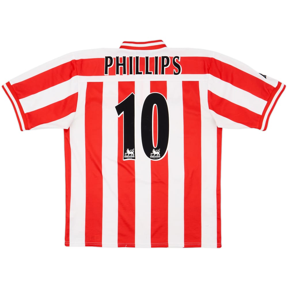 1999-00 Sunderland Home Shirt Phillips #10 - 8/10 - (L)