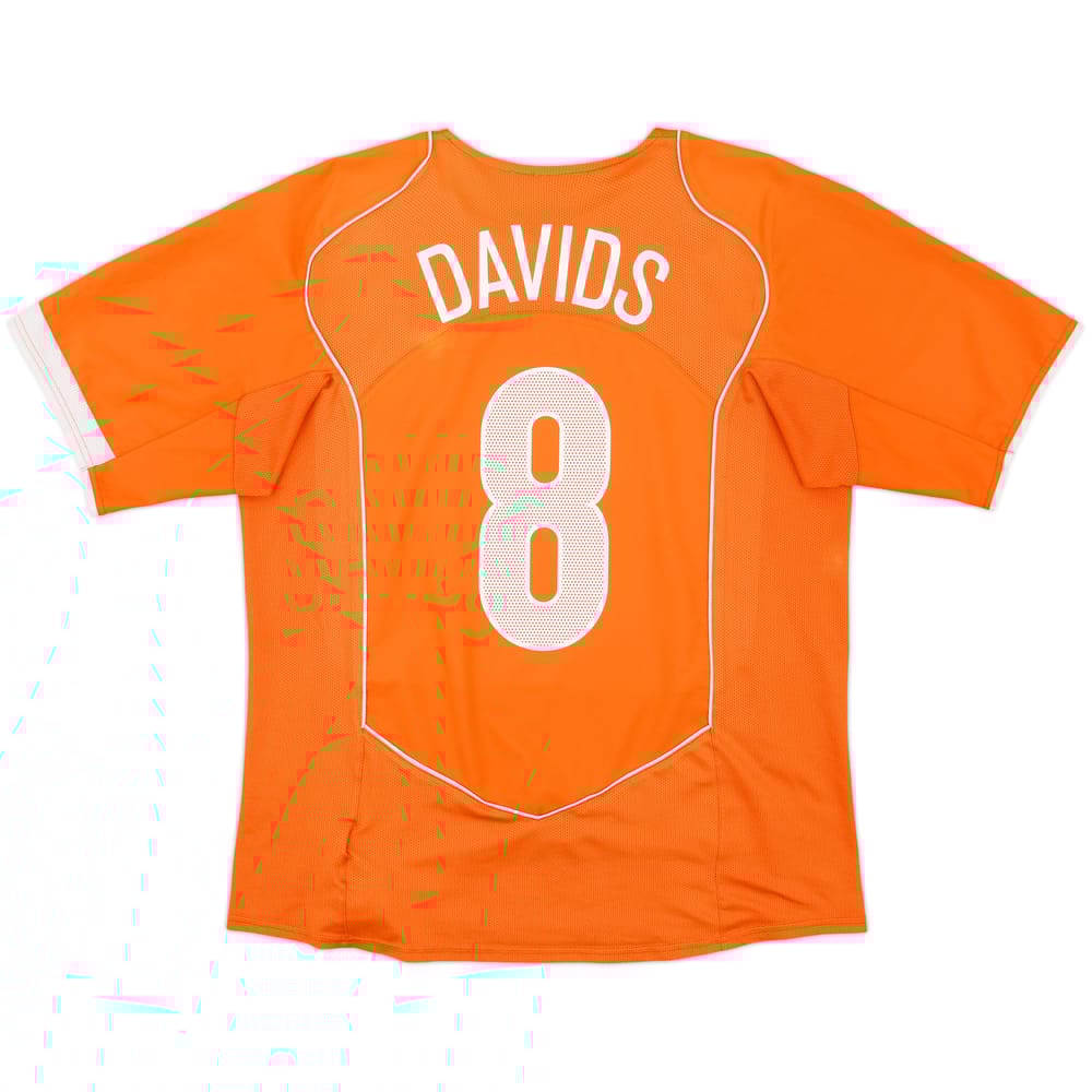 2004-06 Netherlands Home Shirt Davids #8 - 8/10 - (L)