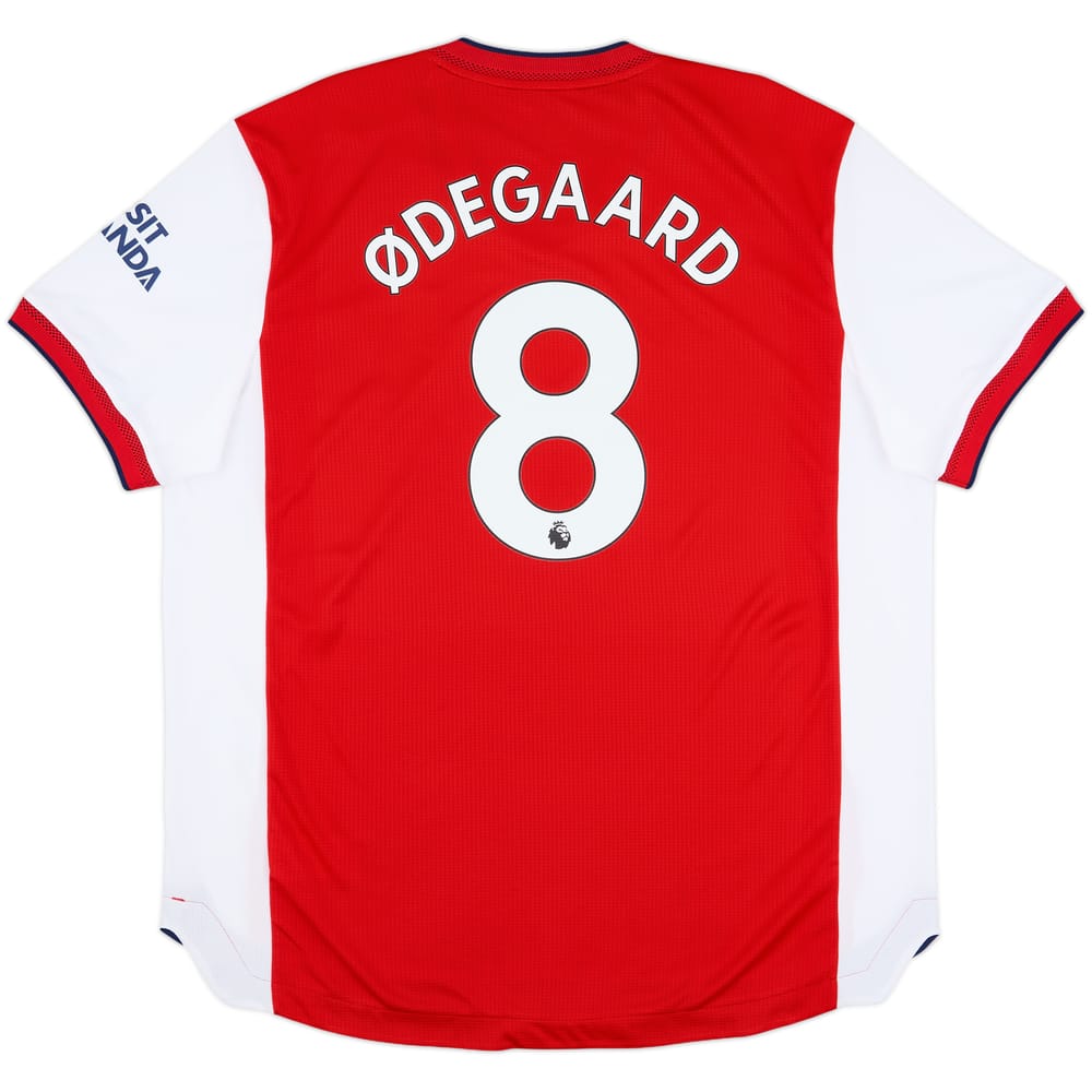 2021-22 Arsenal Authentic Home Shirt Odegaard #8 - 8/10 - (XXL)