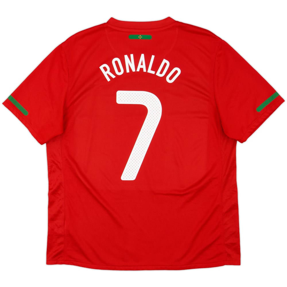 2010-11 Portugal Home Shirt Ronaldo #7 - 10/10 - (L)