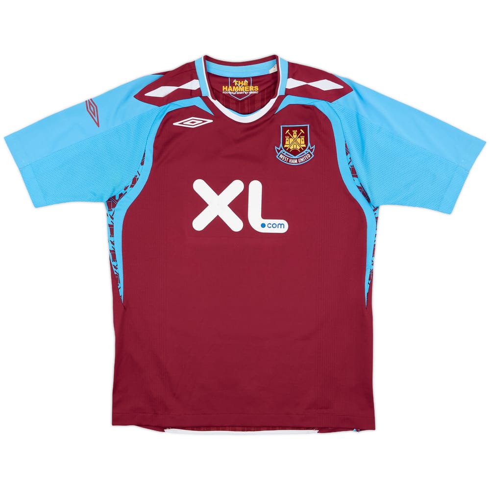 2007-08 West Ham Home Shirt - 4/10 - (M)