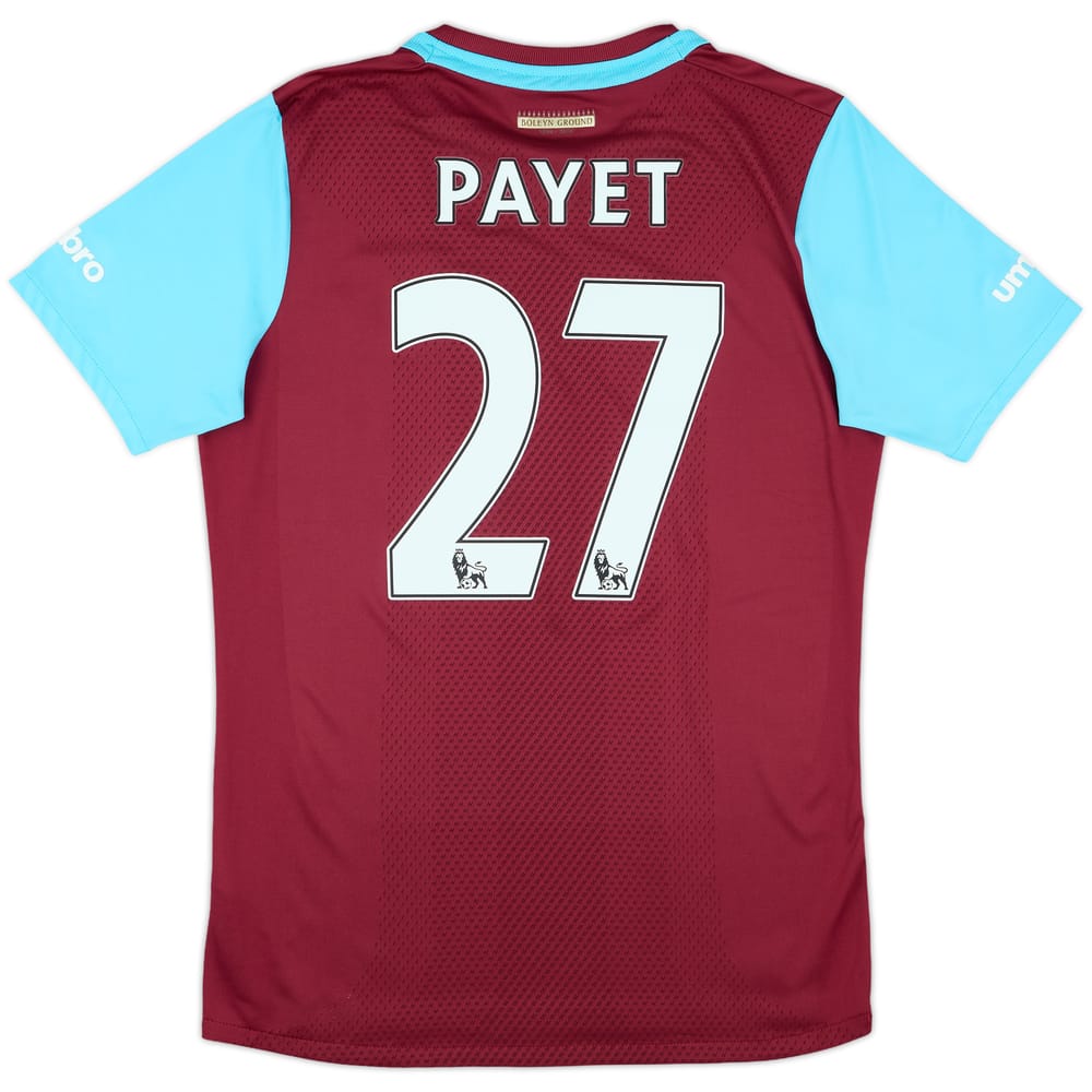 2015-16 West Ham 'Boleyn' Home Shirt Payet #27 - 10/10 - (S)