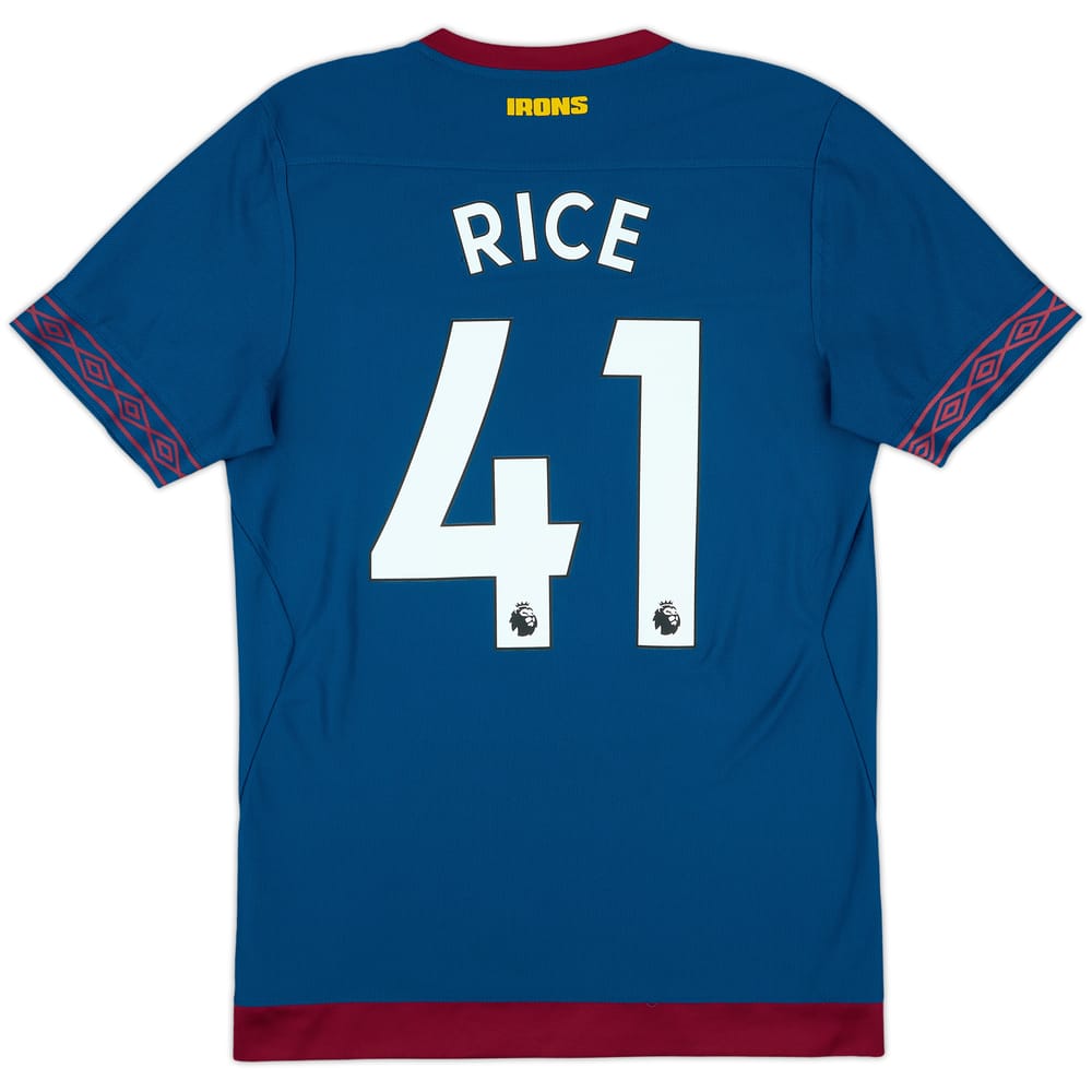 2018-19 West Ham Away Shirt Rice #41 - 10/10 - (S)