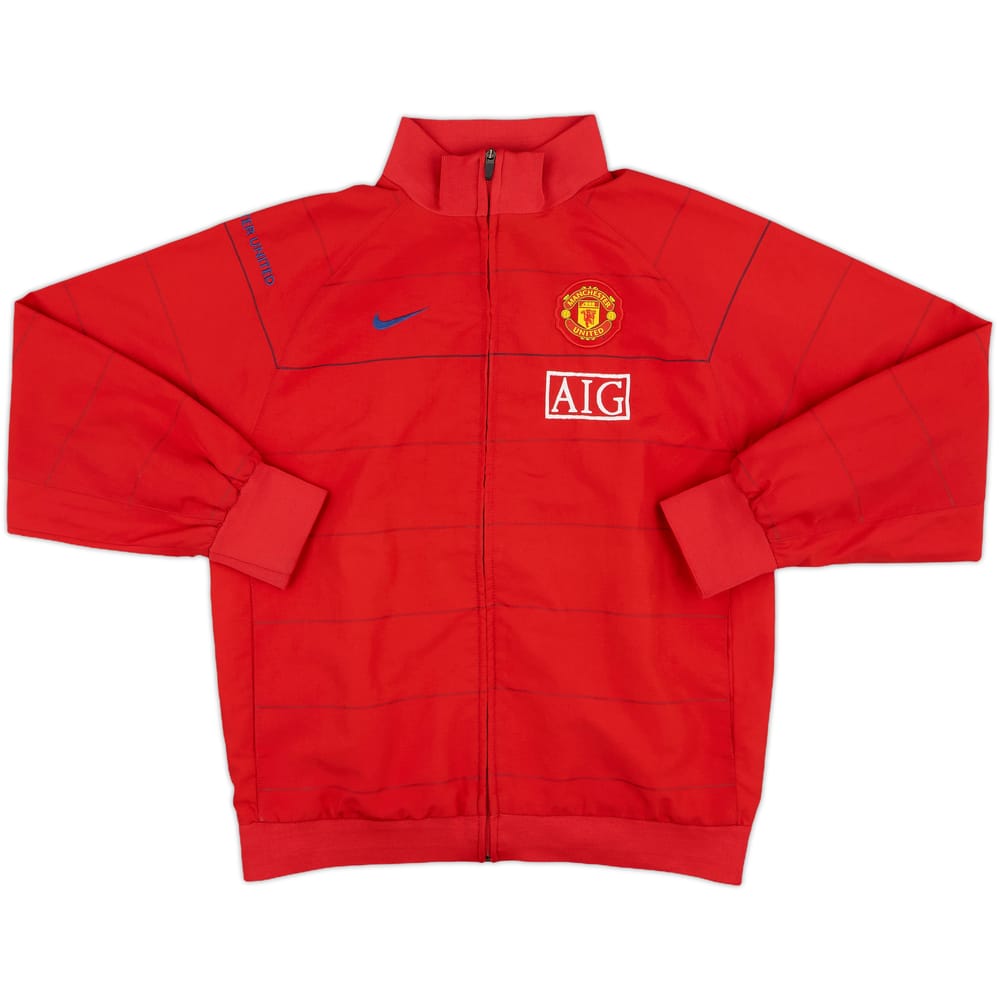 2008-09 Manchester United Nike Track Jacket - 8/10 - (XL.Boys)