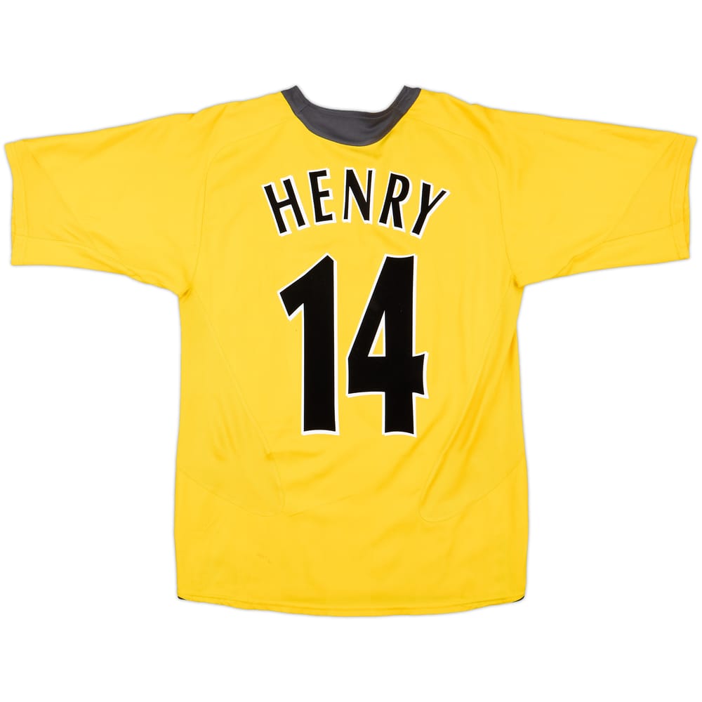 2005-06 Arsenal Away Shirt Henry #14 - 7/10 - (S)