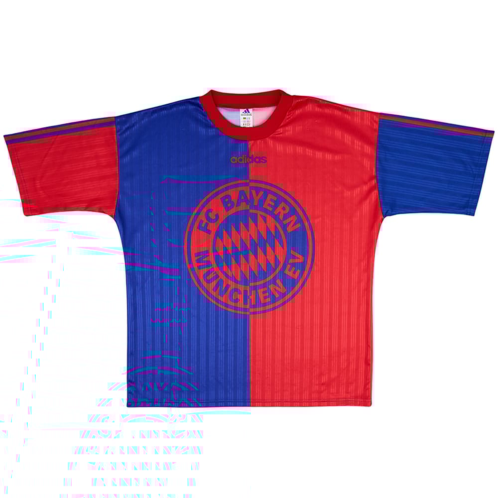 1995-96 Bayern Munich adidas Training Shirt - 6/10 - (L)