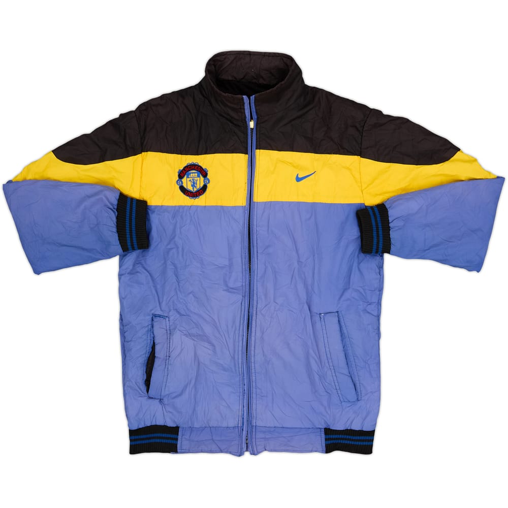 2007-08 Manchester United Nike Reversible Padded Bench Coat - 5/10 - (M)