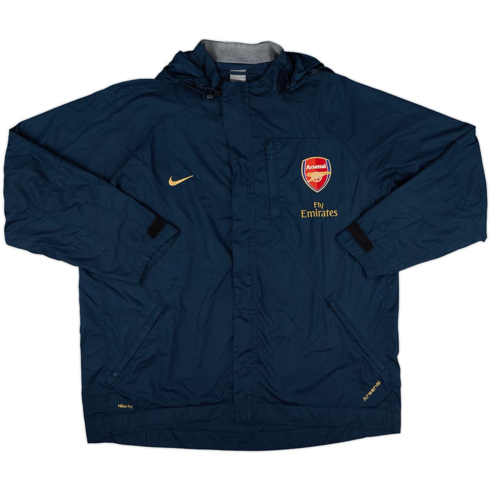 2007-08 Arsenal Nike Hooded Rain Jacket - 5/10 - (XL)