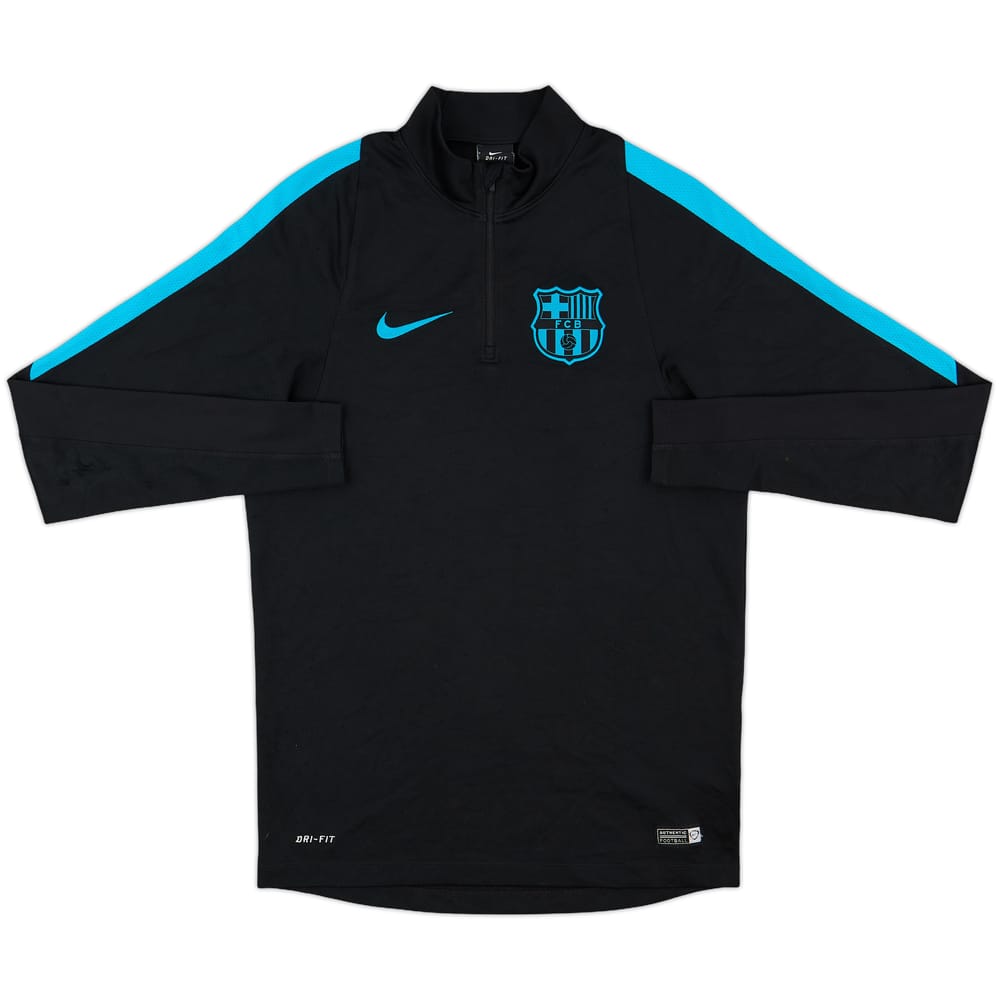 2015-16 Barcelona Nike 1/4 Zip Drill Top - 5/10 - (S)