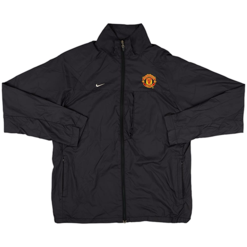 2010-11 Manchester United Nike Hooded Rain Jacket - 7/10 - (XL)