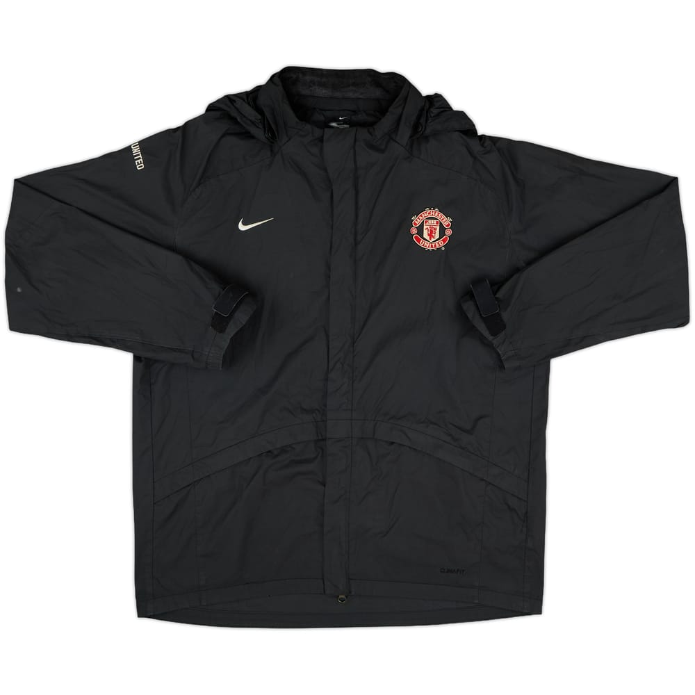 2006-08 Manchester United Nike Hooded Rain Jacket - 8/10 - (M)