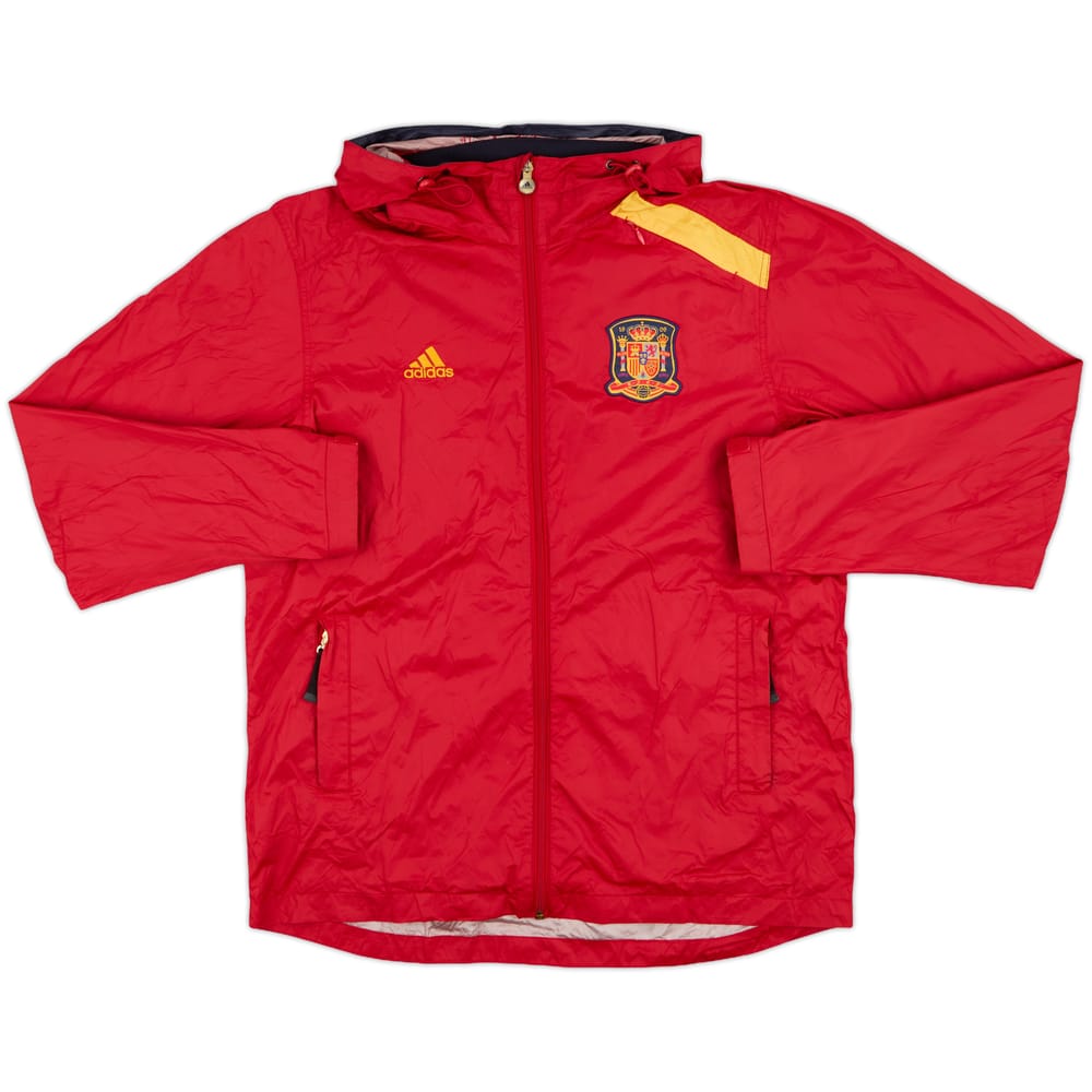 2011-12 Spain adidas Hooded Rain Jacket - 7/10 - (M)