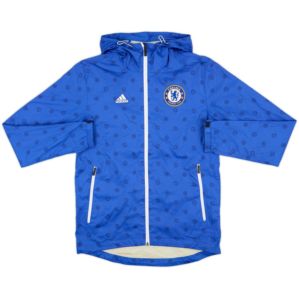2012-13 Chelsea adidas Hooded Track Jacket - 8/10 - (S)