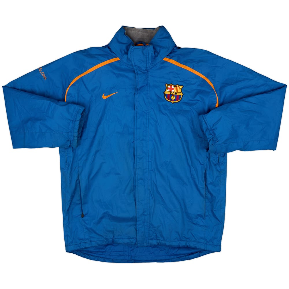 2004-05 Barcelona Nike Padded Bench Coat - 7/10 - (L)
