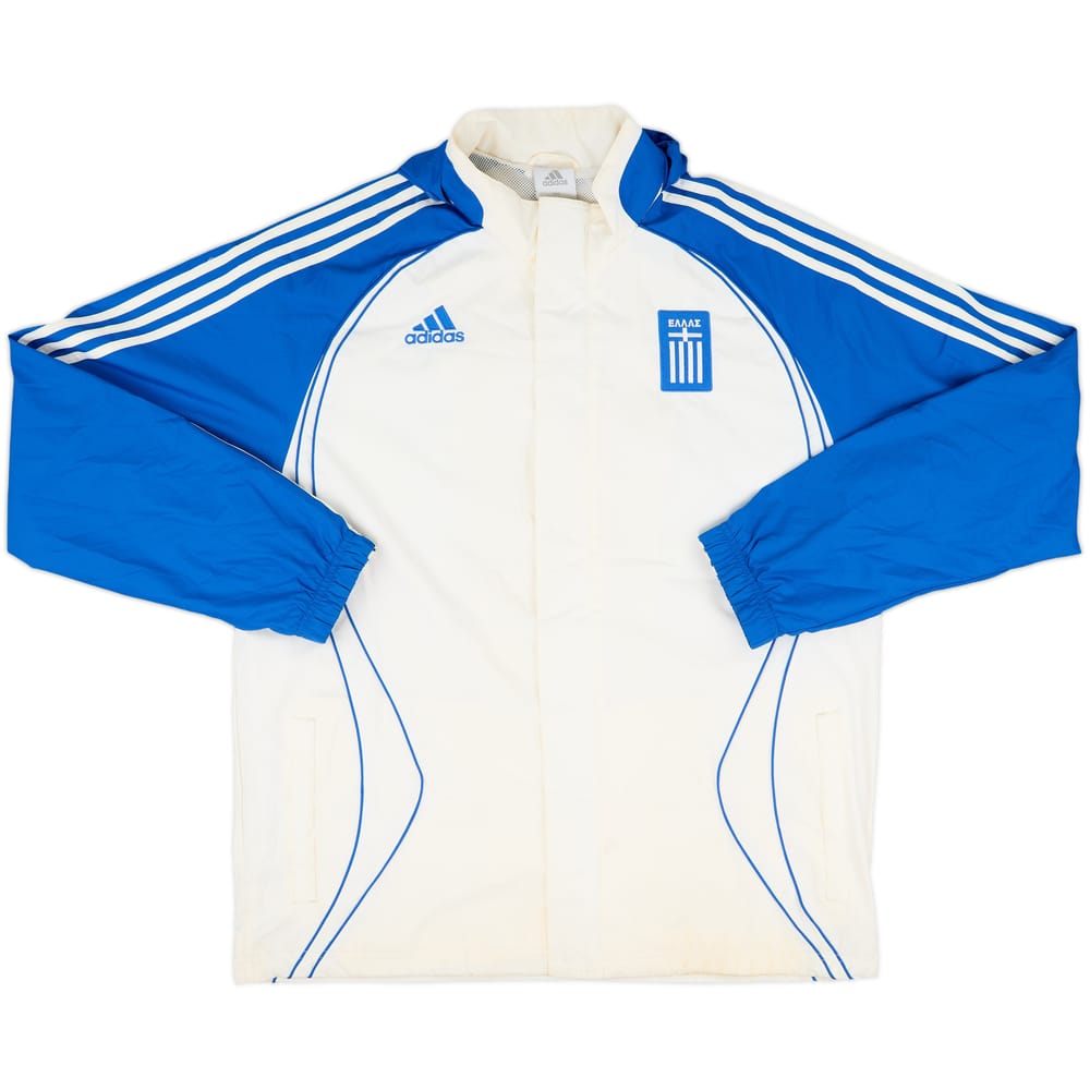 2005-06 Greece adidas Hooded Rain Coat - 5/10 - (L)