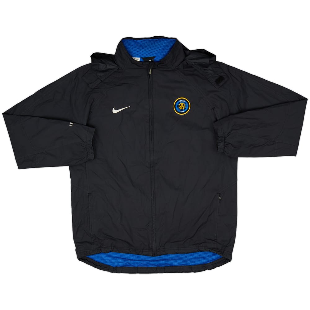 2004-05 Inter Milan Nike Hooded Rain Jacket - 8/10 - (M)