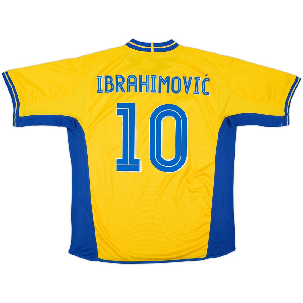 2003-04 Sweden Home Shirt Ibrahimovic #10 (XL)