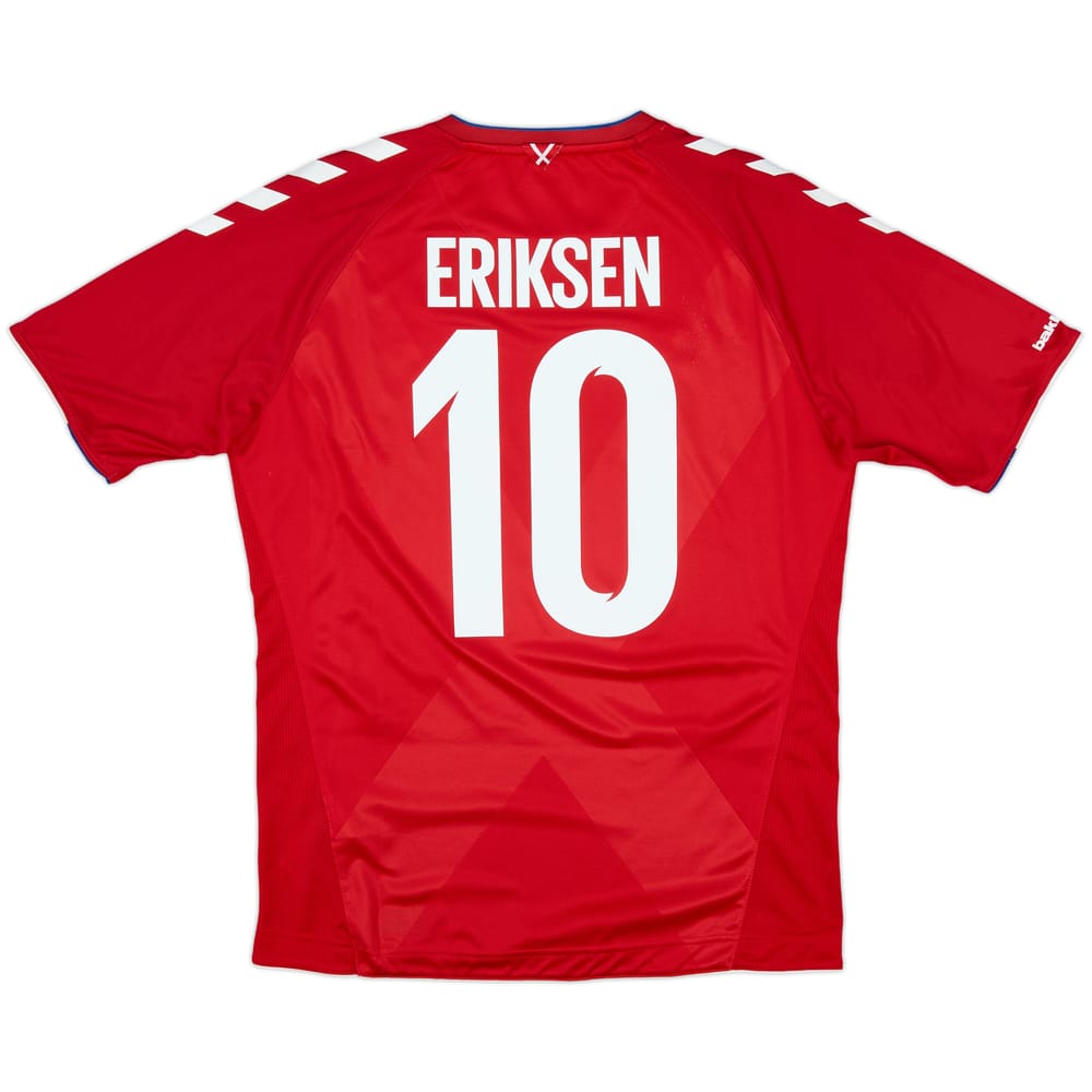 2018-19 Denmark Home Shirt Eriksen #10 - 8/10 - (M)