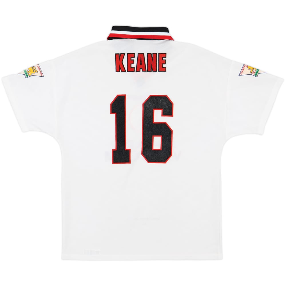 1996-97 Manchester United Away Shirt Keane #16 - 8/10 - (M)