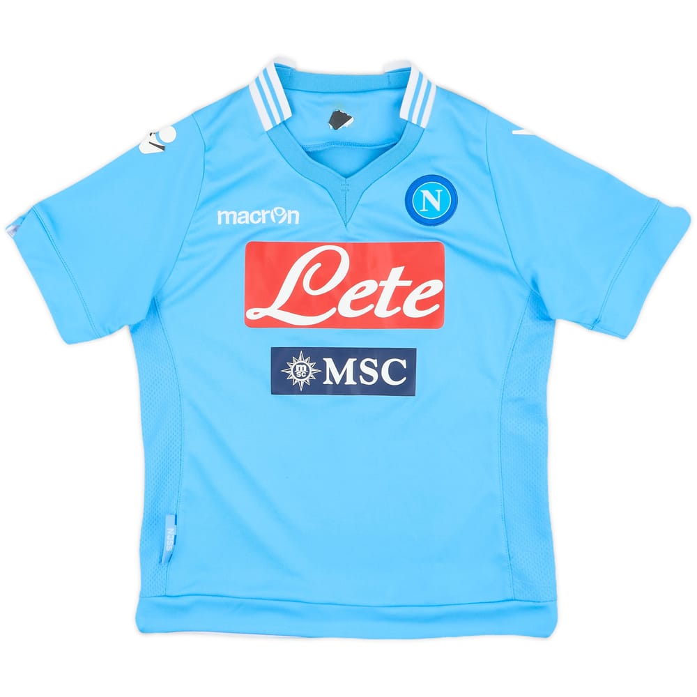 2013-14 Napoli Home Shirt - 6/10 - (L.Boys)