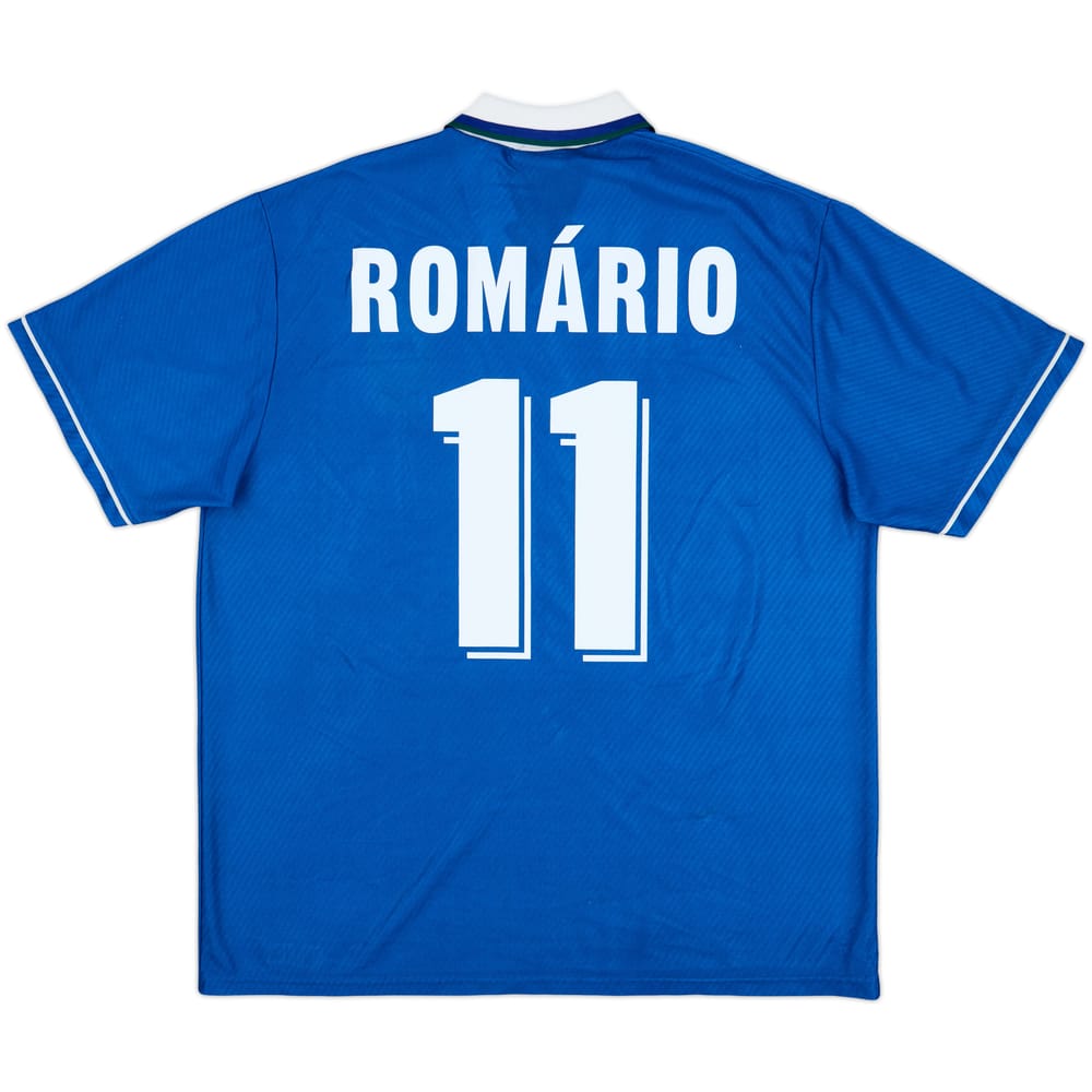 1994-97 Brazil Away Shirt Romario #11 - 8/10 - (XL)