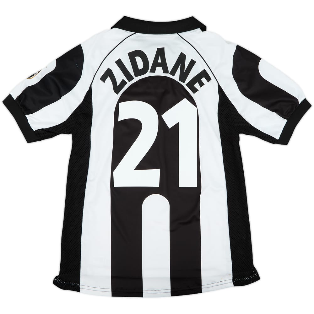 1997-98 Juventus Centenary Home Shirt Zidane #21 - 7/10 - (M)