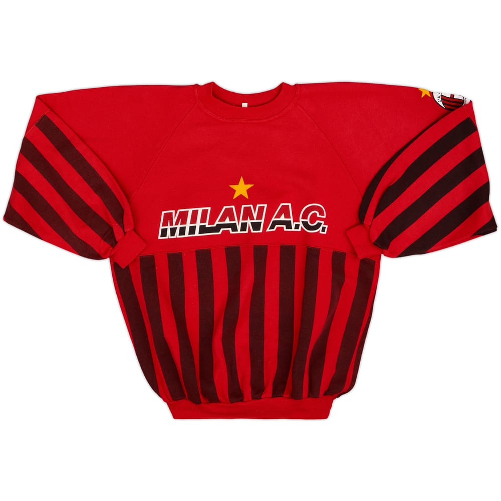 1990-91 AC Milan Le Felpe Dei Grandi Sweat Top - 8/10 - (S)