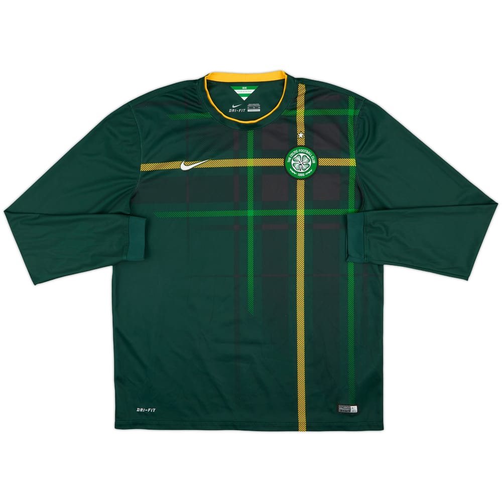 2014-15 Celtic Away L/S Shirt - 9/10 - (XL)