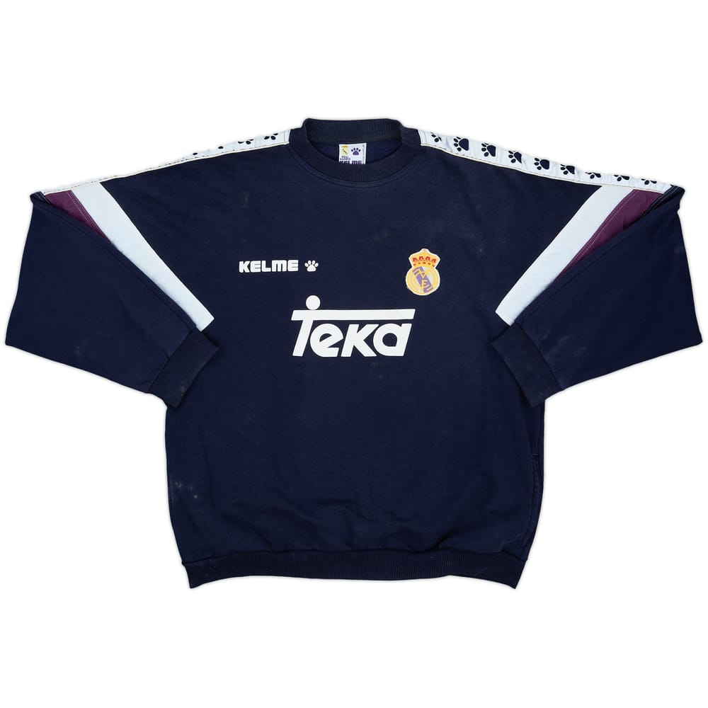 1996-97 Real Madrid Kelme Sweat Top - 6/10 - (XL)