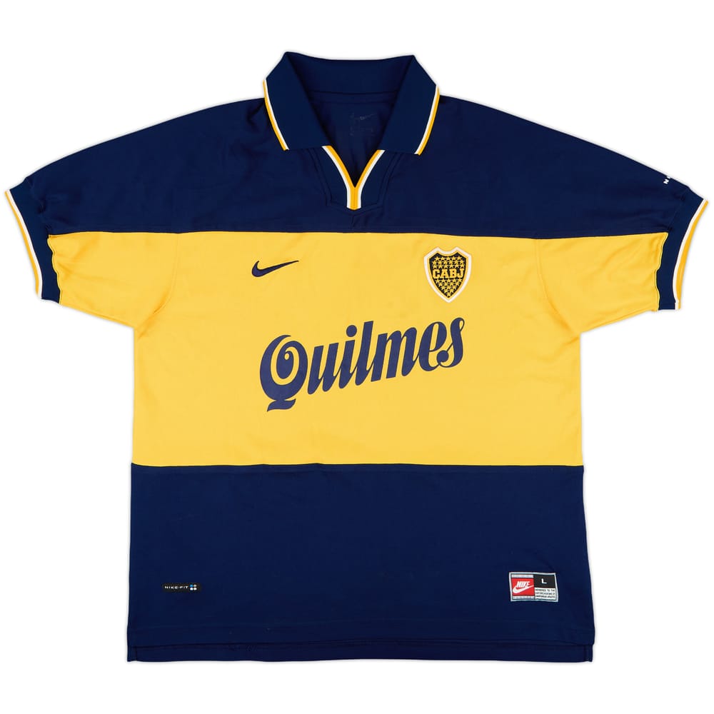 1998-00 Boca Juniors Home Shirt - 8/10 - (L)