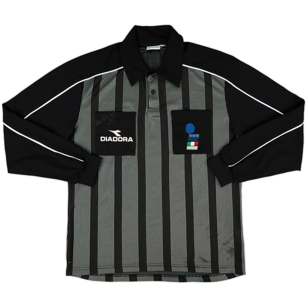 1990s Italy FIGC Diadora Referee L/S Shirt - 6/10 - (L)